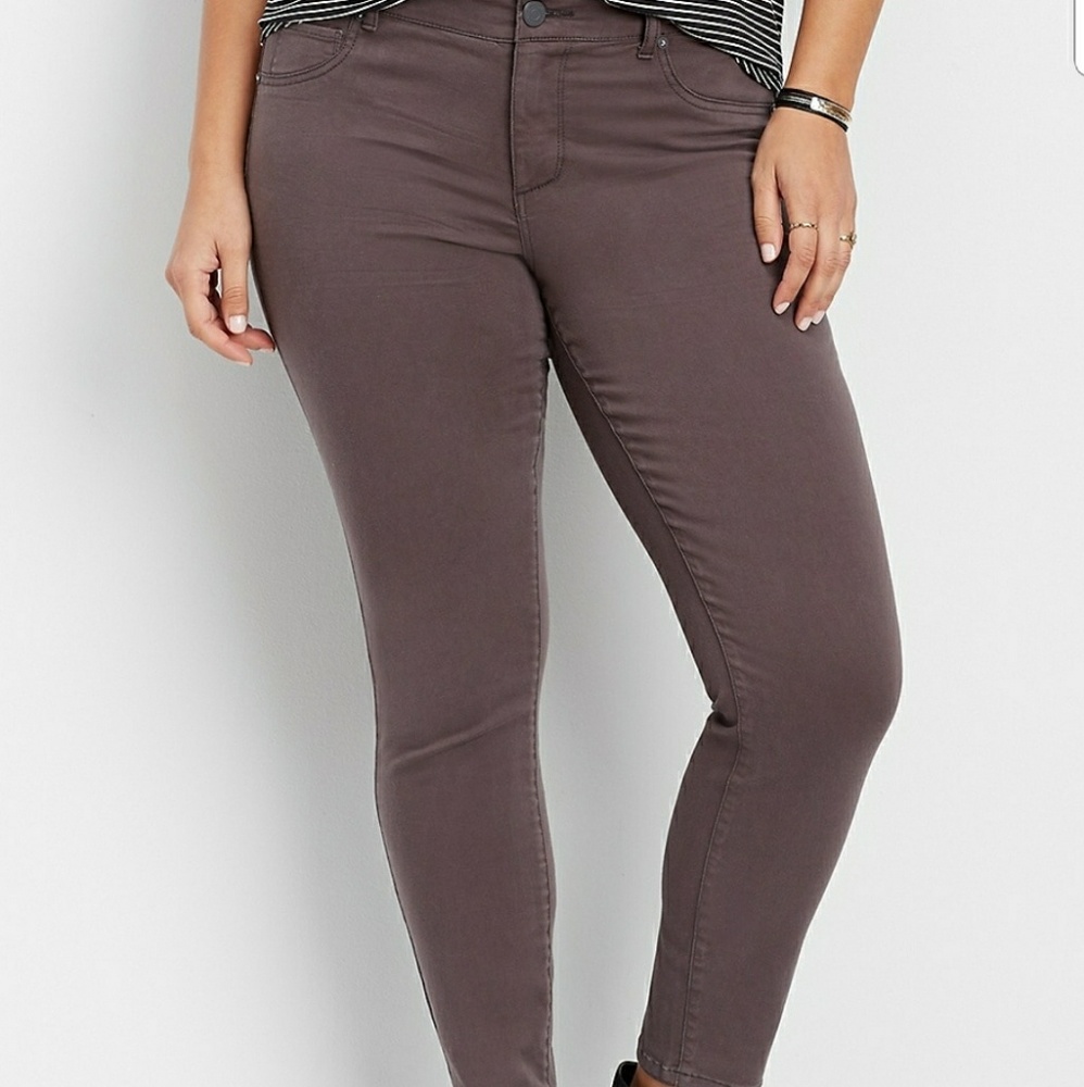 Grey jeggings